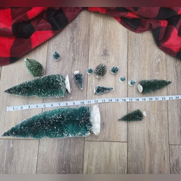 Christmas Village Tree Assortment  Tall and Small LEMAX landscape evergreen - Picture 6 of 6